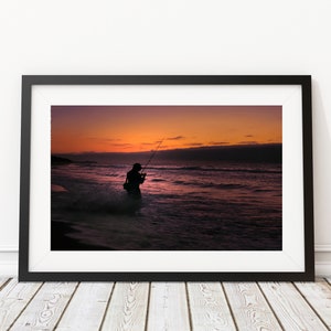 First Cast Art Print - Interior Design - Fishing Photography - Decor