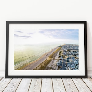 Sunrise Lavallette to Seaside NJ Fishing Season Art Print - Interior Design - Fishing Photography - Decor