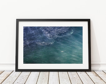 The Lone Hunter - Striped Bass Art Print - Diseño de interiores - Fotografía de pesca - Decoración