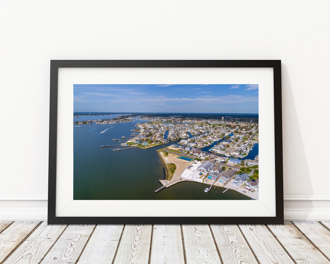 Bay Head Shores Metedeconk River Art Print Interior Design Etsy