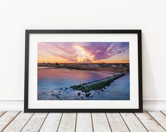 Deal New Jersey at Sunset Art Print - Interior Design - Jersey Shore Photography - Decor