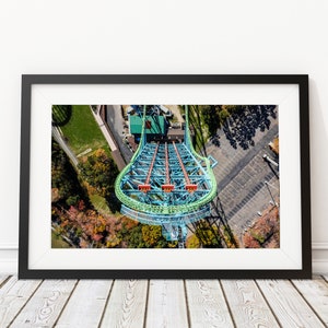Roller Coaster Drop Art Print - Interior Design - Roller Coaster Photography - Decor