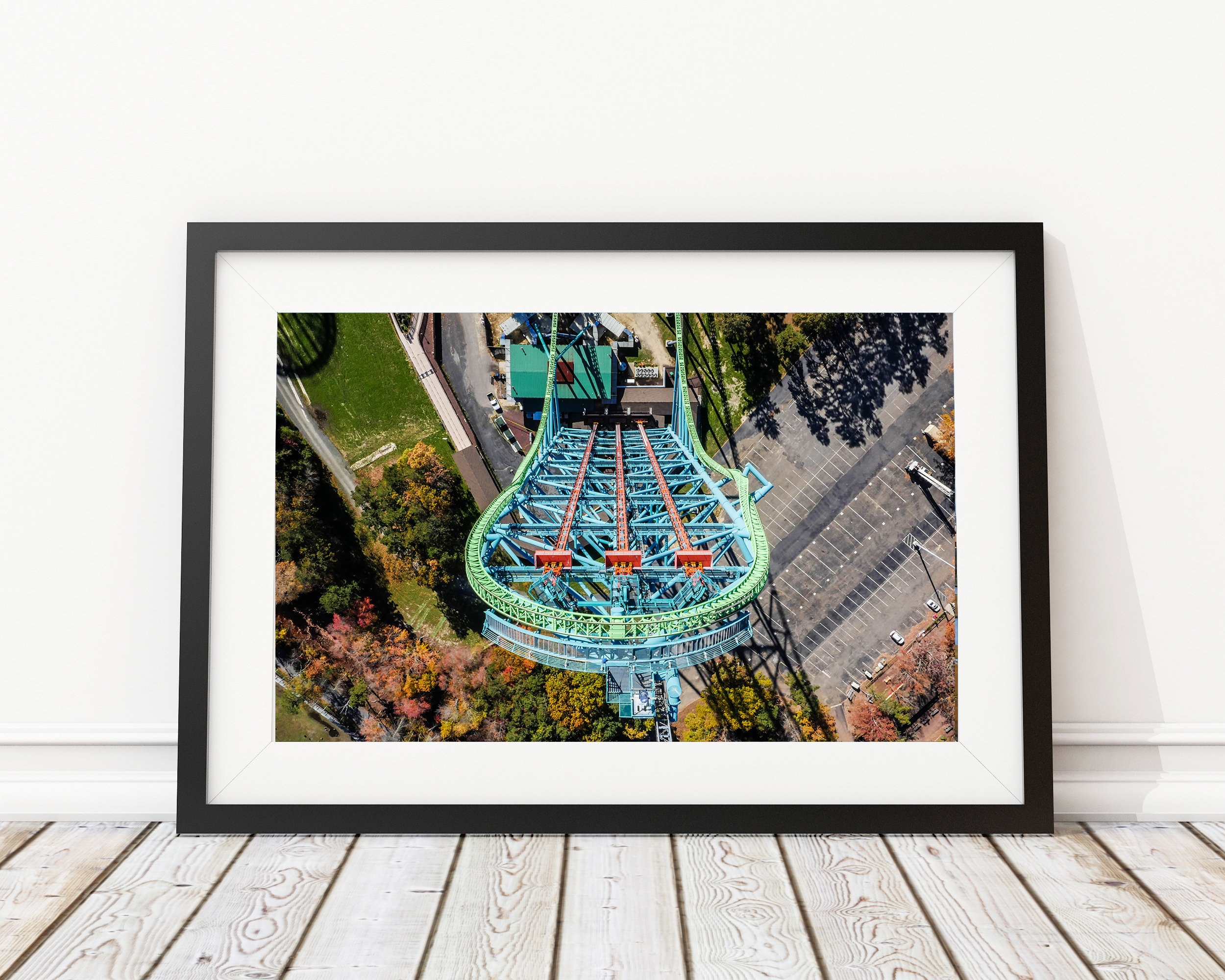 Roller Coaster Drop Art Print - Interior Design - Roller Coaster Photography - Decor