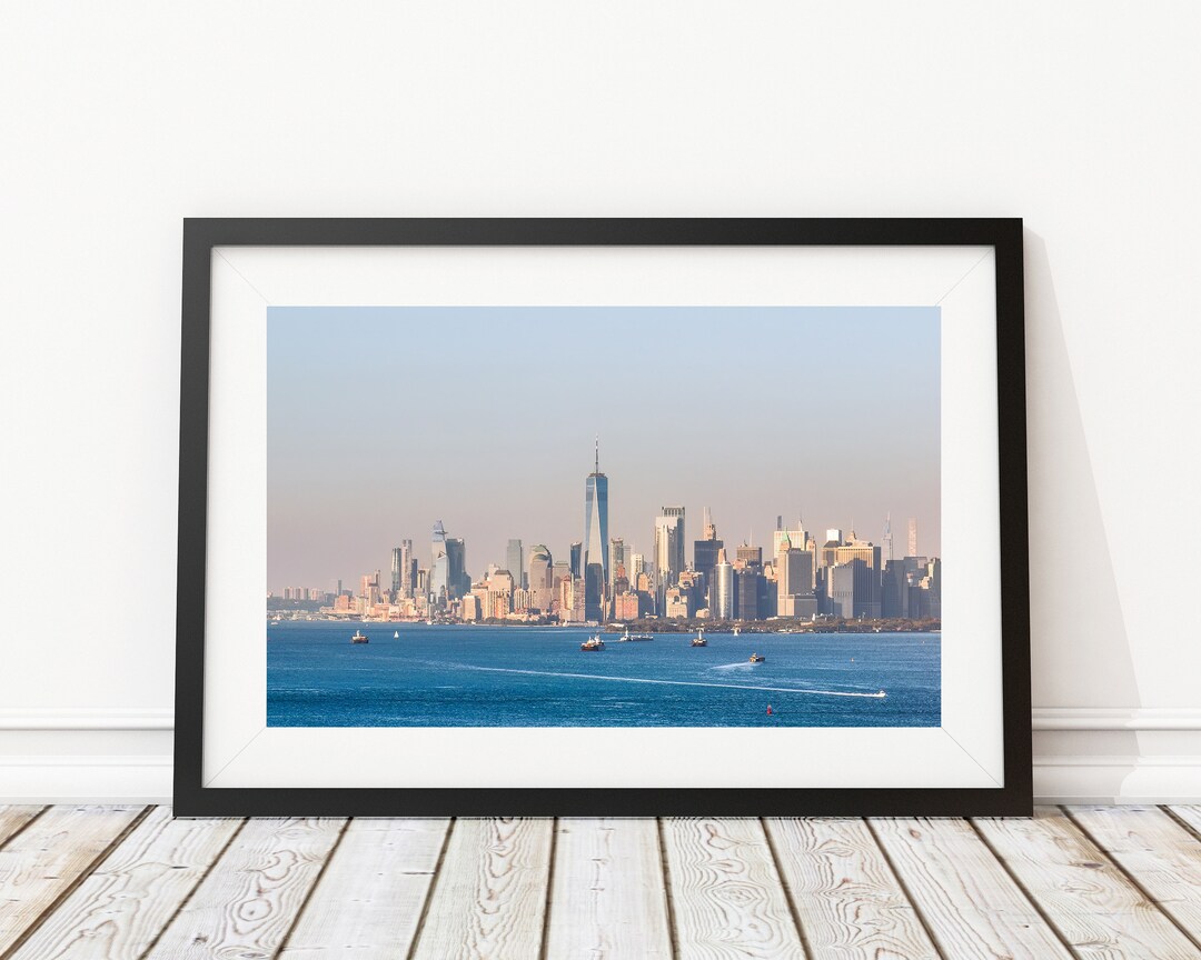 New York City Skyline Art Print - Interior Design - Drone Photography ...