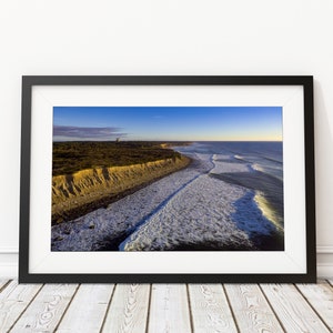 The Bluffs at Montauk Art Print - Interior Design - Fishing Photography - Decor
