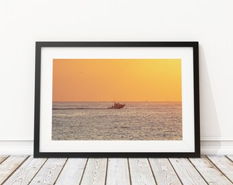 Het verslaan van de menigte Art Print-interieur-Jersey Shore fotografie-decor