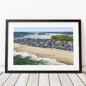 Manasquan Beach Shoreline Art Print - Interior Design - Jersey Shore Photography - Decor