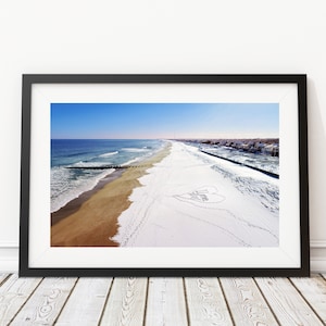 I Love You at the Beach #1 Art Print - Interior Design - Jersey Shore Photography - Decor