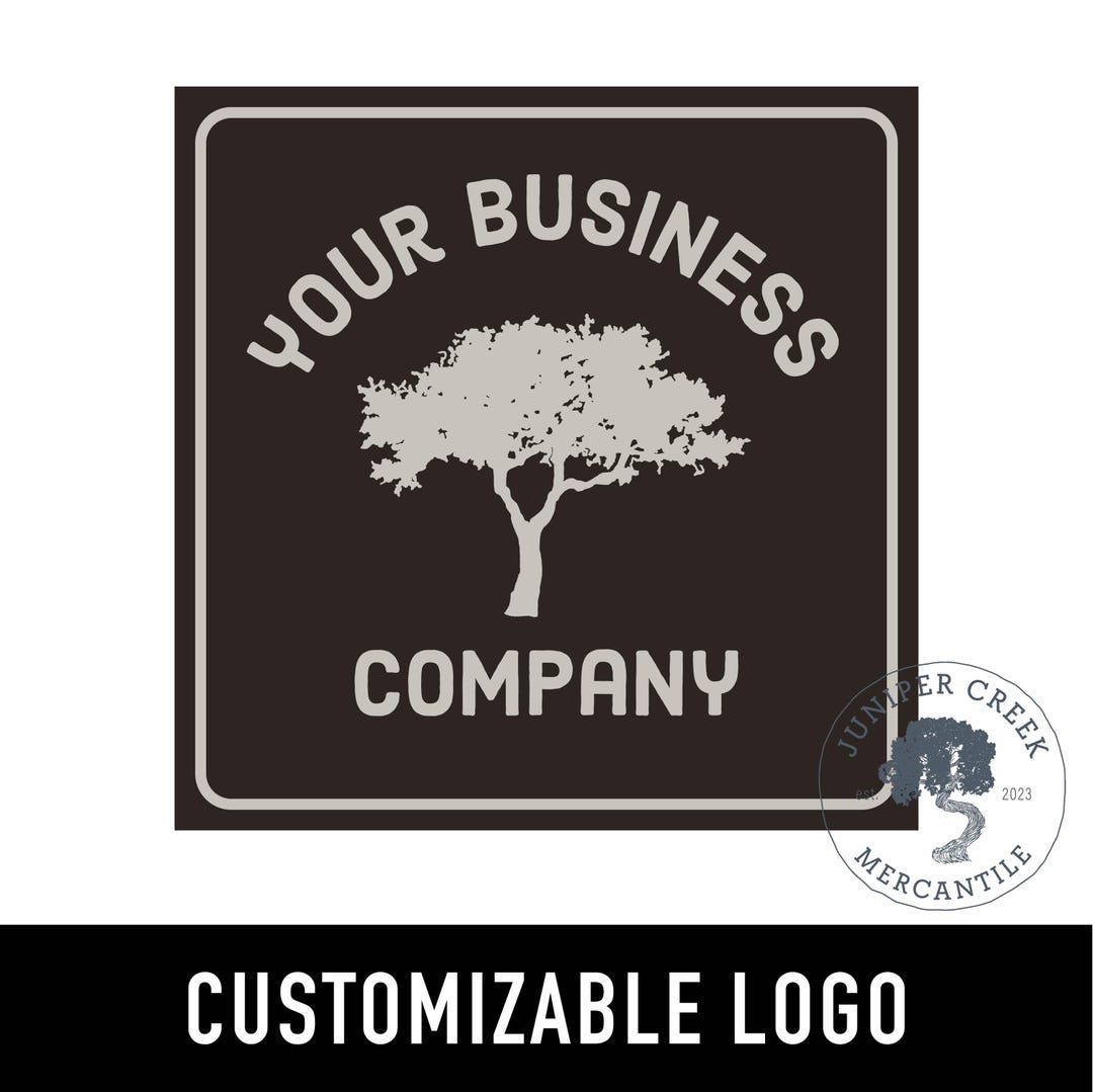Customizable Tree Logo Design Package - Etsy
