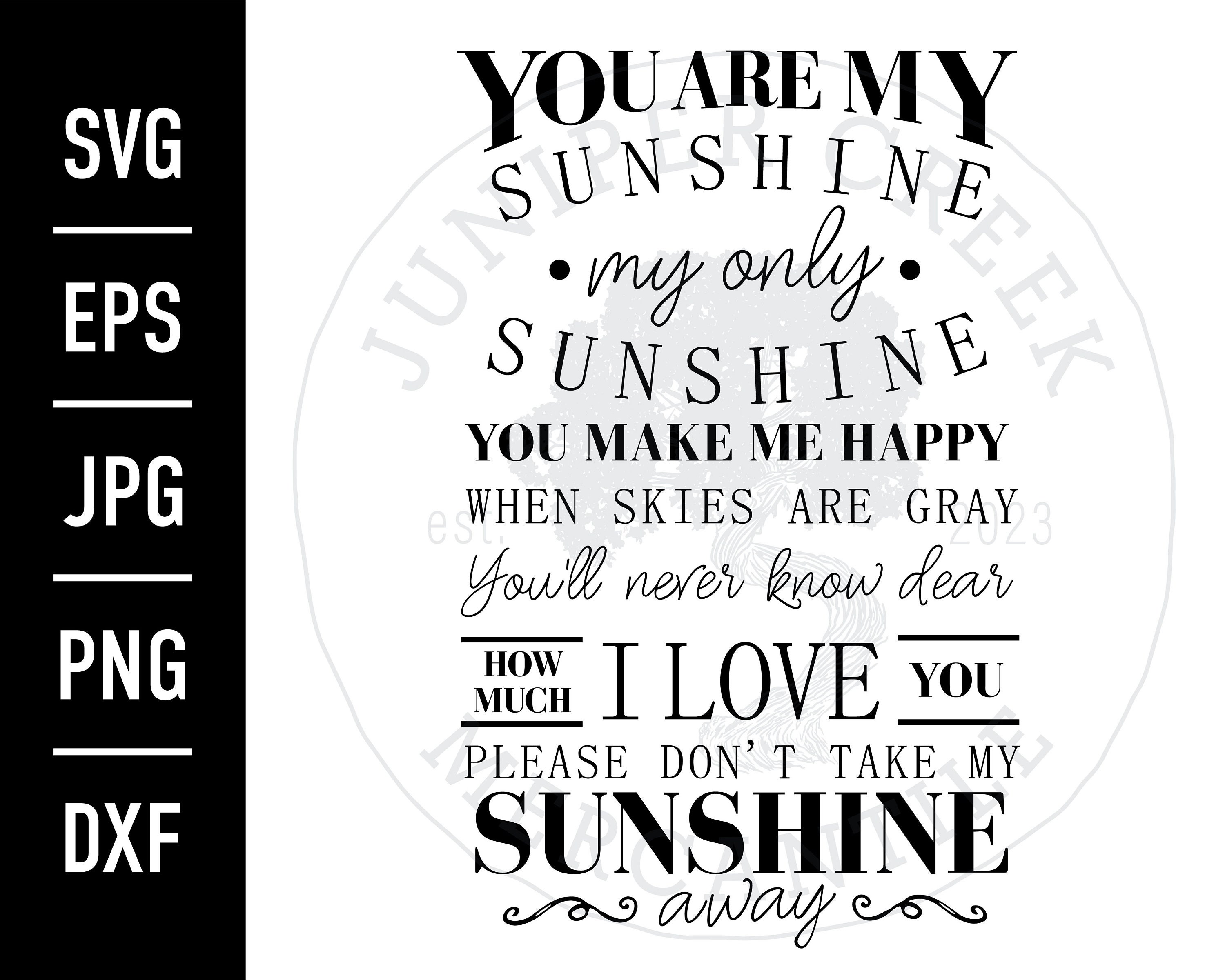 You Are My Sunshine Coloring Sheet Graphic by Happy Printables Club ·  Creative Fabrica