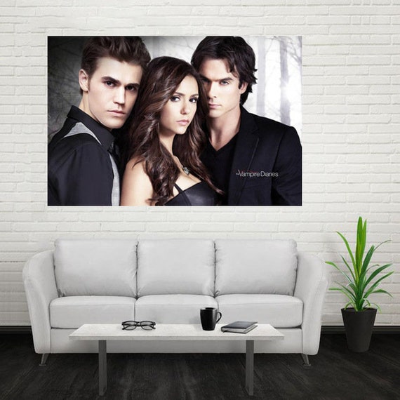Vampire Diaries Poster High Quality Wall Decor Decoration Gift Silk Poster Any Size