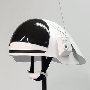 Star Wars Rebel Fleet Trooper-inspirerad replikahjälm MED SVART RAND (V2 / Mindre)