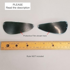 Star Wars Stormtrooper / Tie Pilot / At-At Driver Inspired Replica "Flat" / Hand-Formed Green Lenses