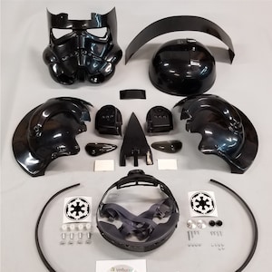 Star Wars Tie Fighter Pilot Inspired Replica Helmet Costume / Prop kit.