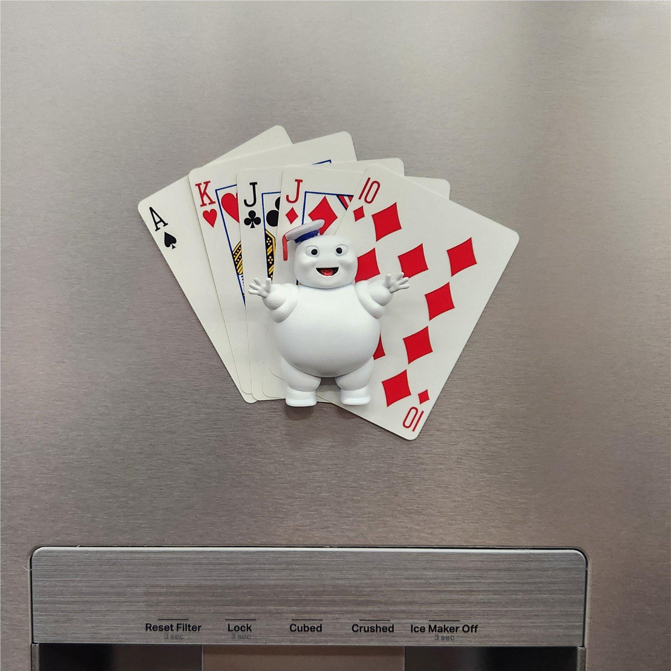 Mini Stay Puft Ghostbusters Inspired Refrigerator Magnet With Extra Hat ...