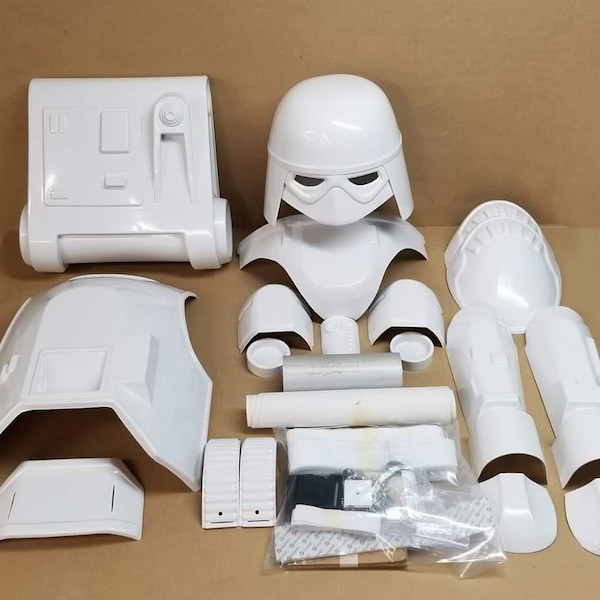 Kit / utilería de armadura de disfraz de réplica inspirada en Star Wars Snowtrooper