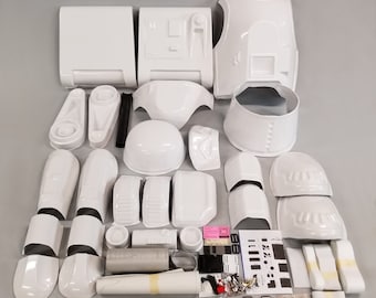 Rough Trimmed Star Wars Snowtrooper Inspired Replica Costume Armor Kit / Prop
