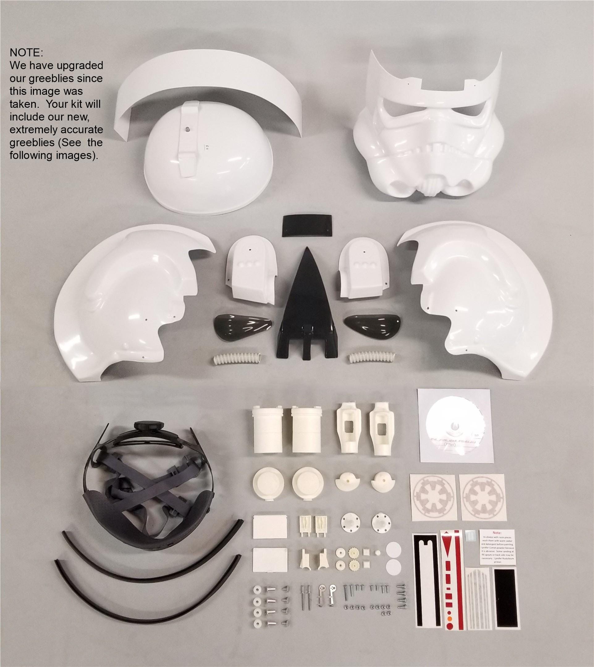 Star Wars At-At Driver Inspired Replica Helmet kit.