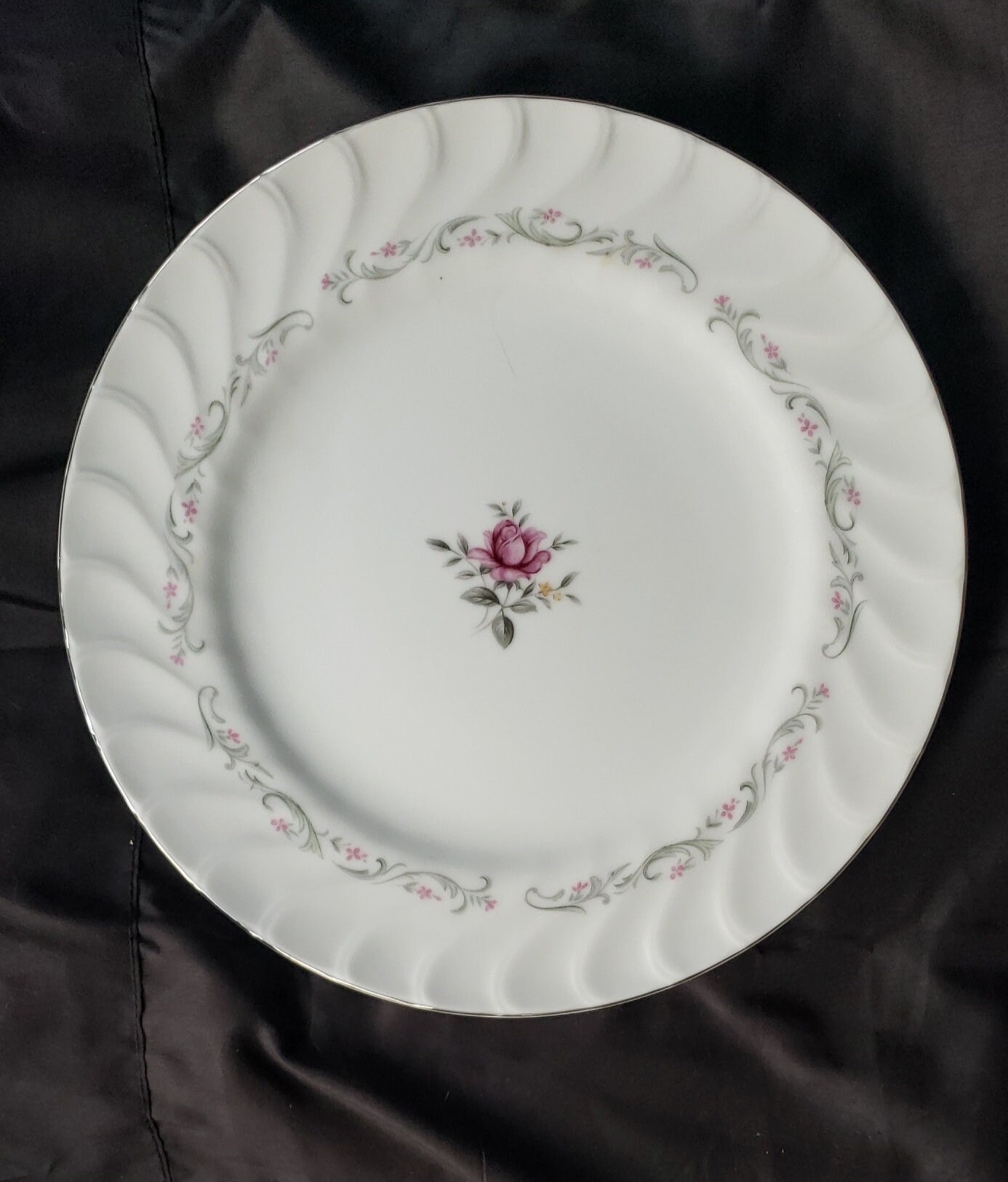 Royal Swirl by Fine China of Japan Dinner Plate 10 1/4 In Etsy