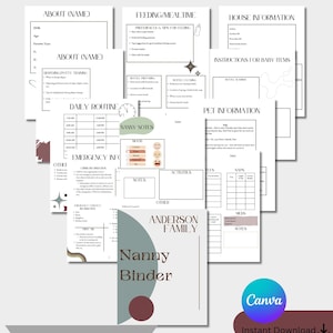 Nanny Handbook | Nanny Binder