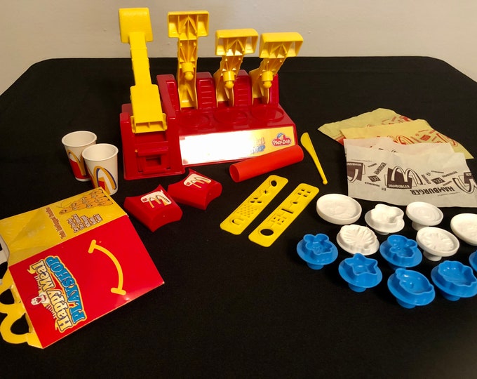 Playdoh Mcdonalds Happy Meal Etsy