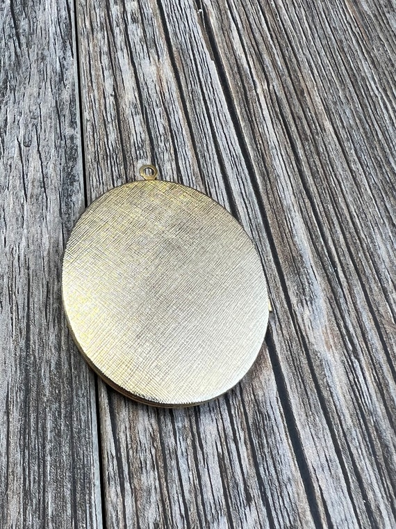 Oval Gold Plated Locket - image 4