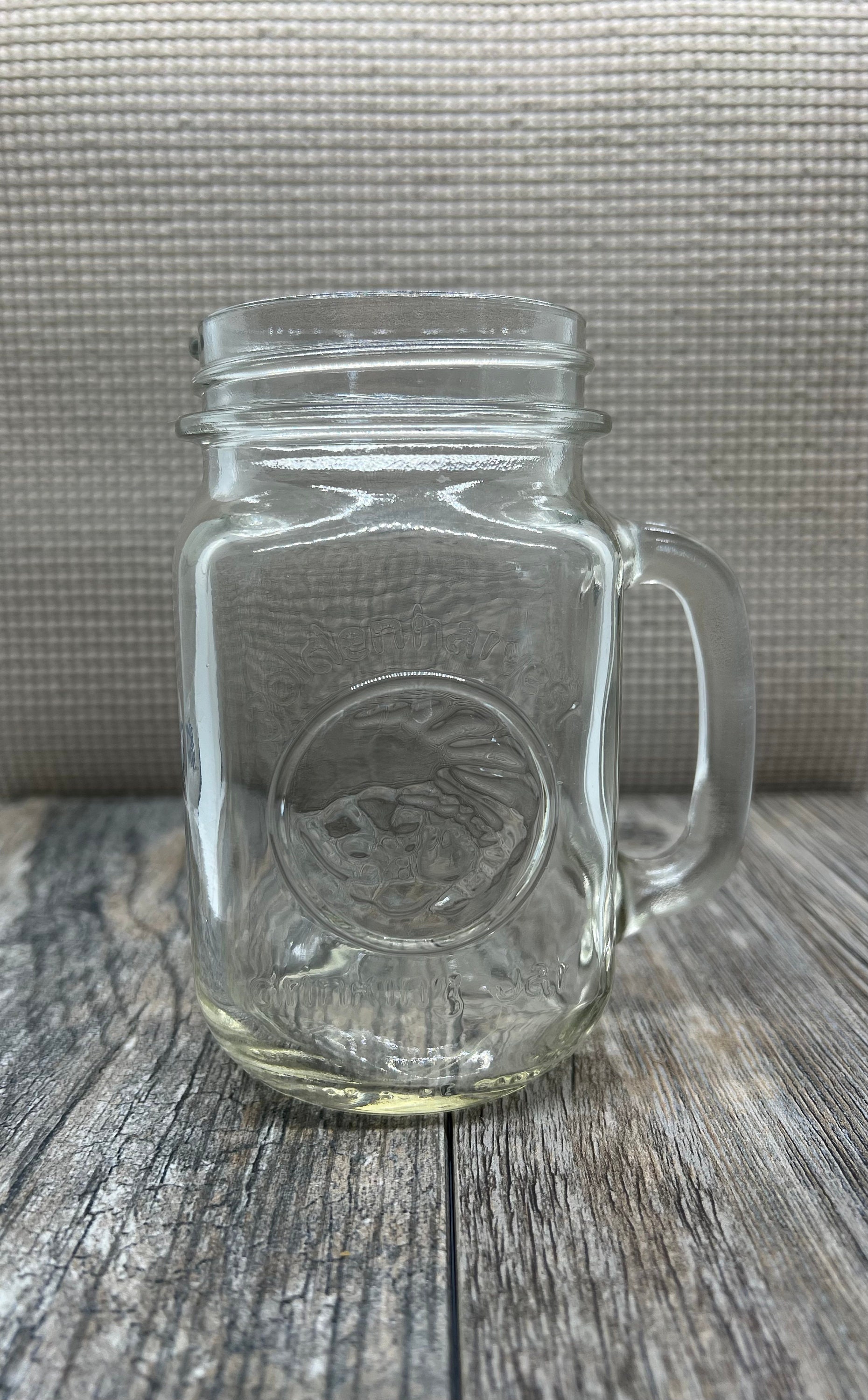  Glass Pitcher with Lid – 1 Quart Mason Jar Pitcher