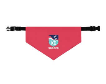 Collier bandana KC Soccer pour animal de compagnie