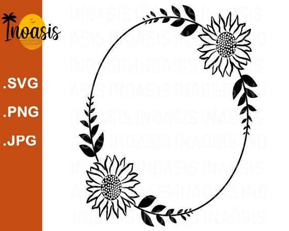 Free Free Sunflower Svg Free Black And White SVG PNG EPS DXF File