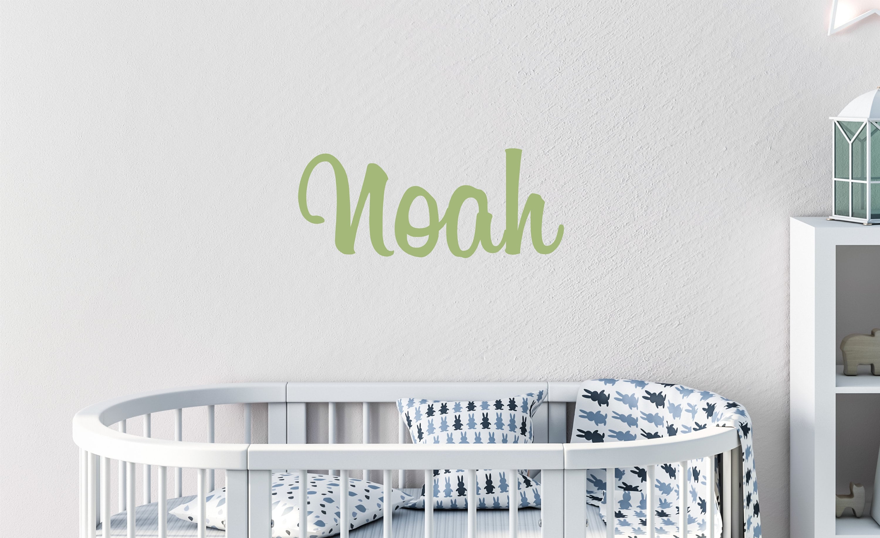Personalized name wall decals for boys and girls nursery rooms Etsy