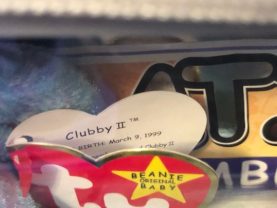 Clubby 2 beanie babies platinum sales edition