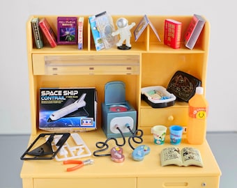 セール品 レア リーメント ドールハウス ミニチュア学習机 ライト