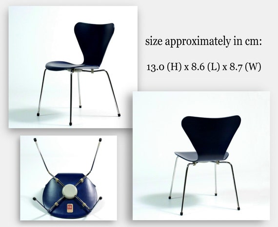 1:6 Design Arne Jacobsen Miniatur Stuhl original designed von | Etsy