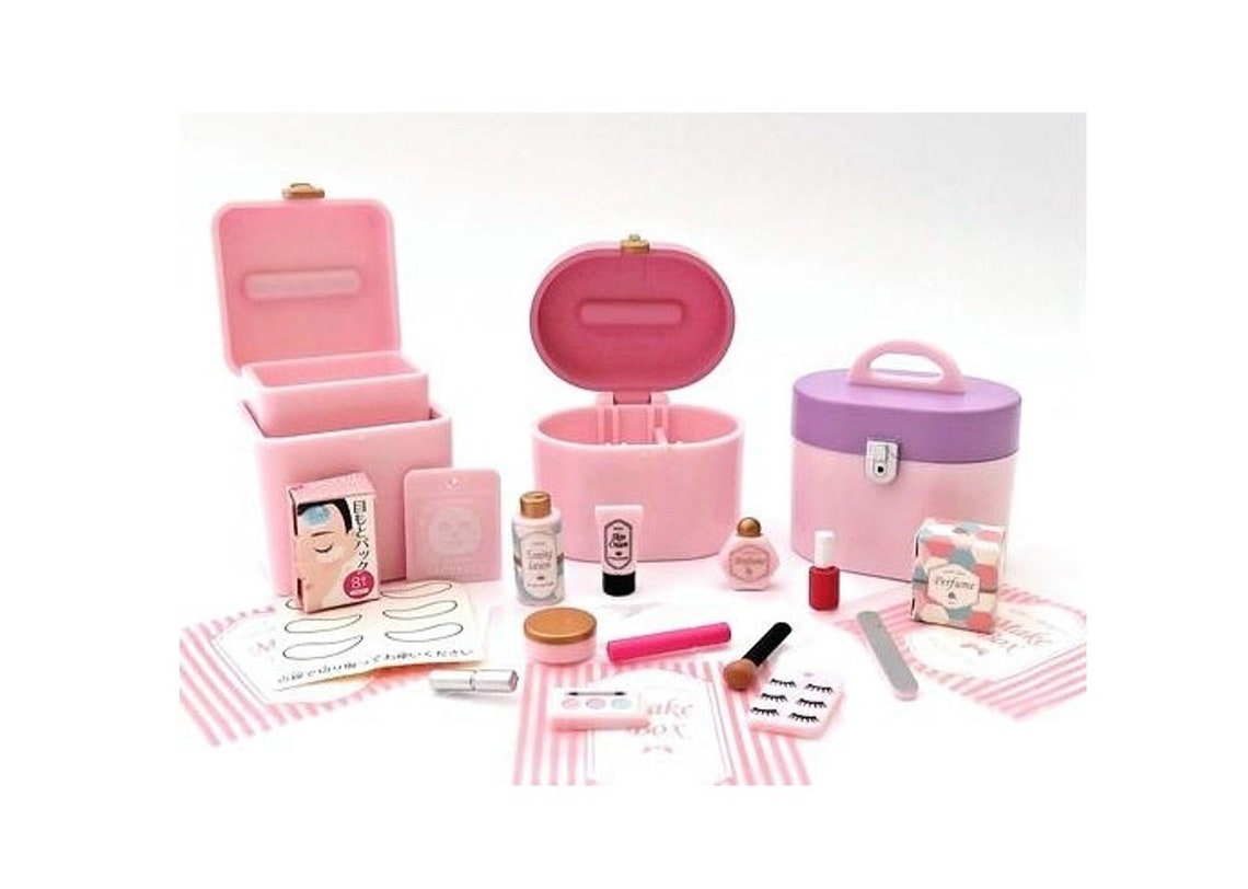 Dollhouse Miniature Collection Cosmetics & Makeup Box. Etsy