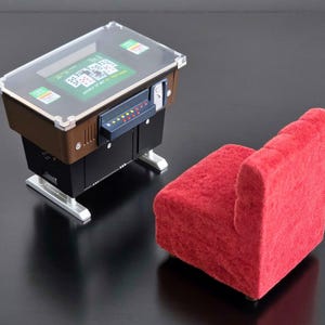 Puppenhaus Miniatur Diorama Retro Arcade Spielgerät