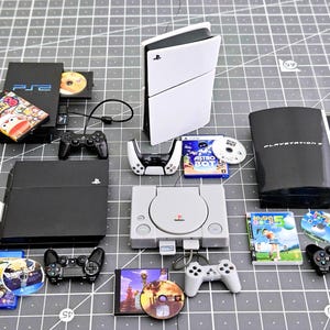 Miniatura de casa de muñecas The History Collection PlayStation PC Game Machine