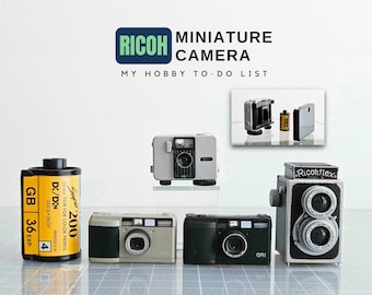 リオ POPUP カメラ フォトセット SALE RICOH Camera Miniature Collection/ Diorama Accessories