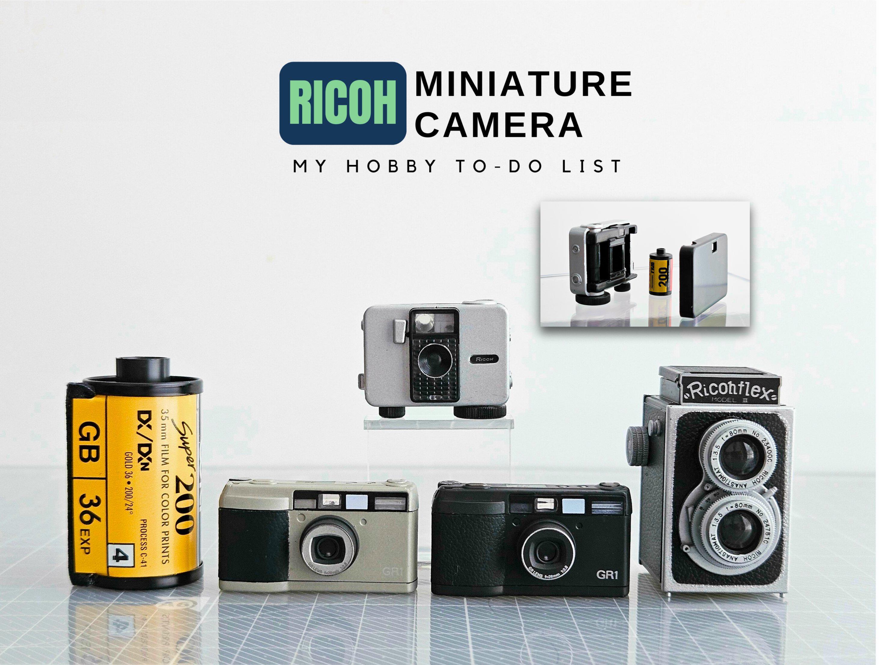 SALE RICOH Camera Miniature Collection/ Diorama Accessories