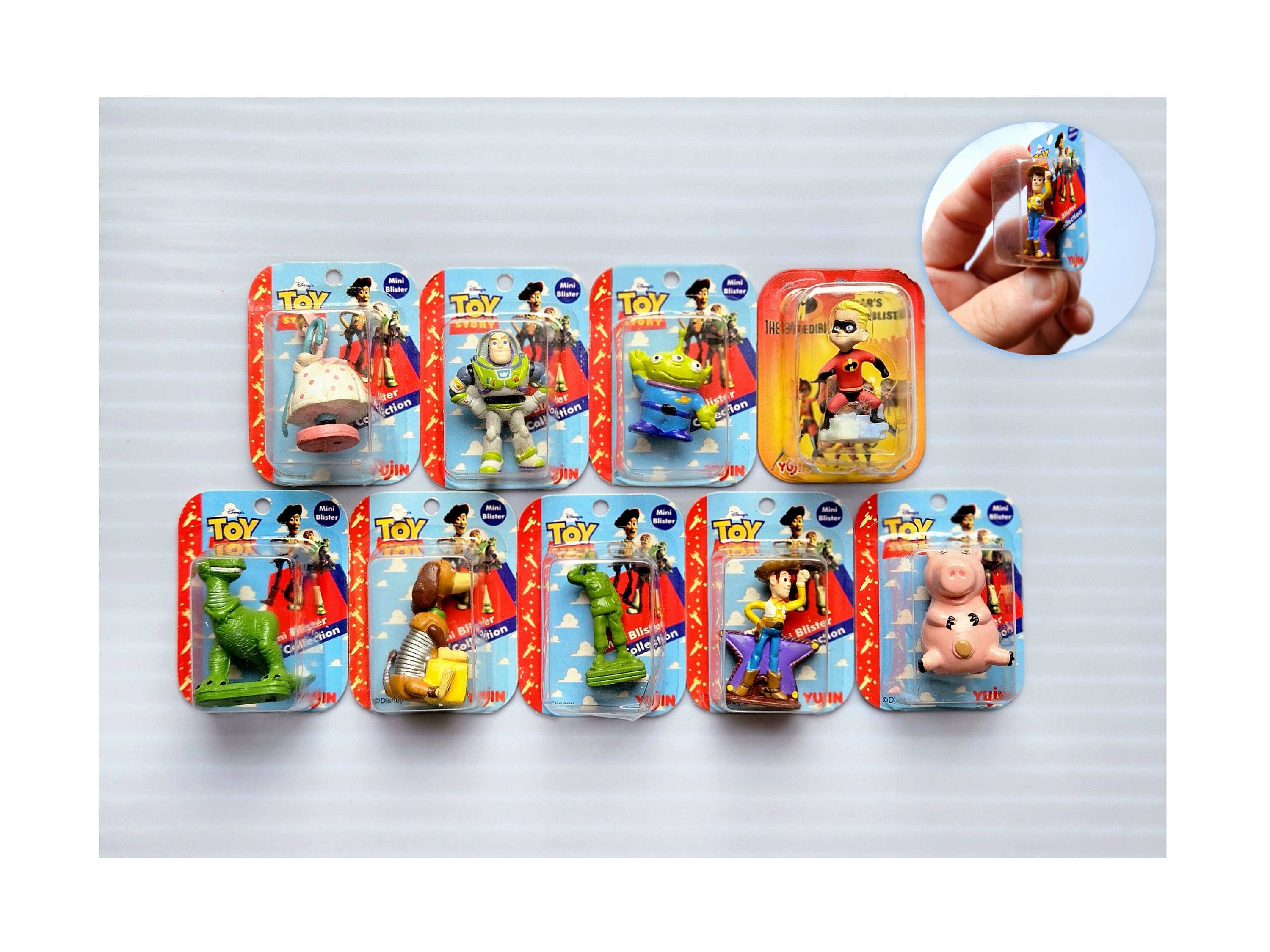 Bundle Sale Yujin Disney Toy Story + Incredible Miniature Mini