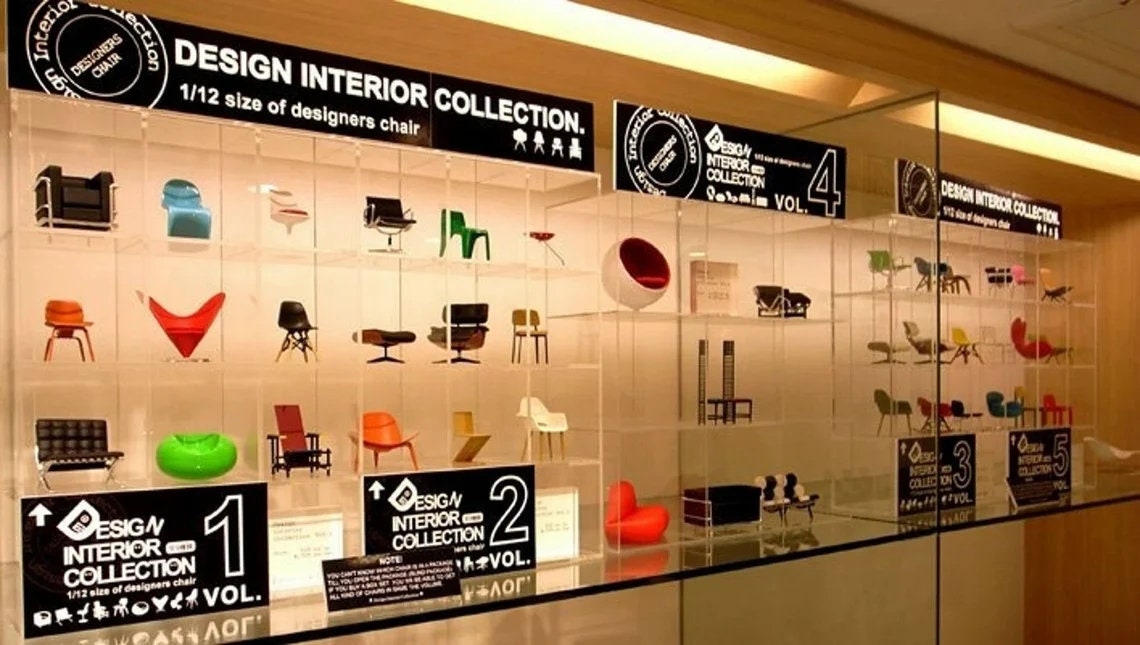 その他 Design Interior Collection VOL.1 1:12 Scale Miniature MCM Chair - Design Interior Collection