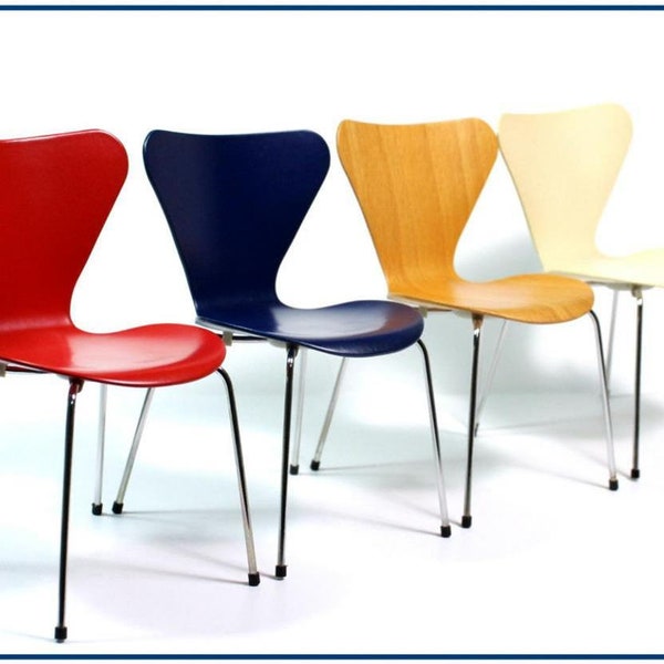 1:6 Design Arne Jacobsen Miniature chair originally designed by Arne Jacobsen in year 1955.