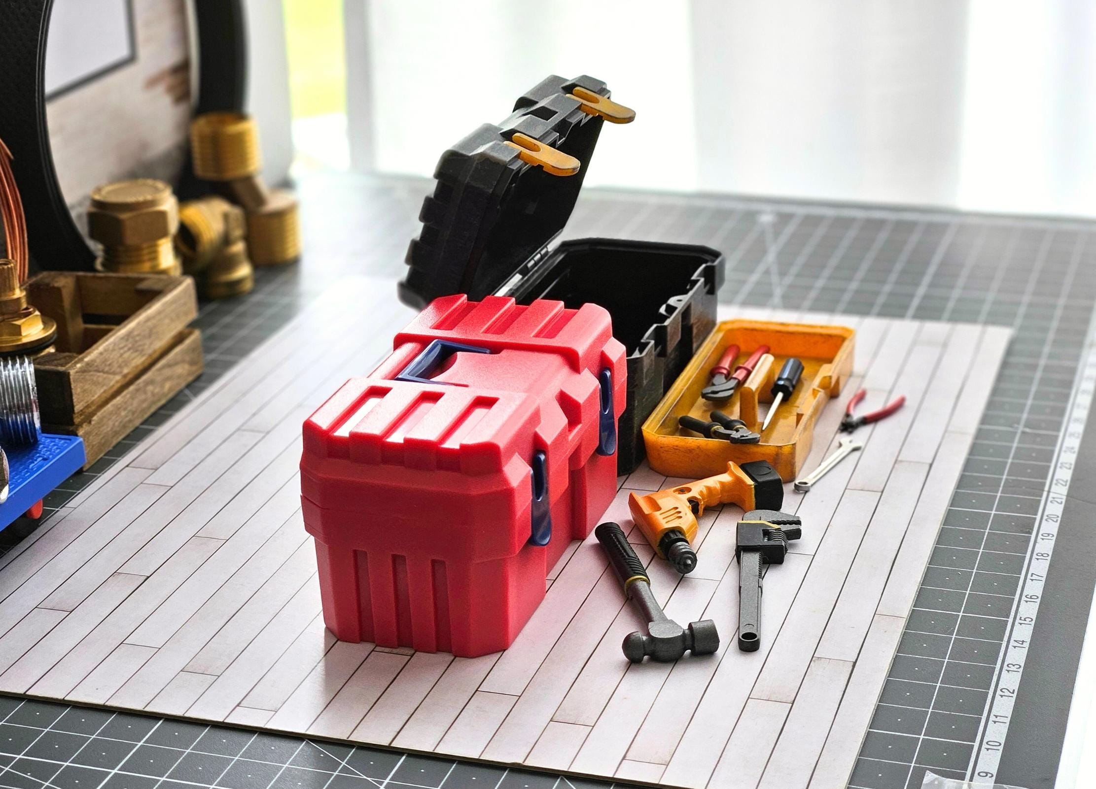 Diorama Miniature DIY Mini Power Tools and Tools Box - Etsy