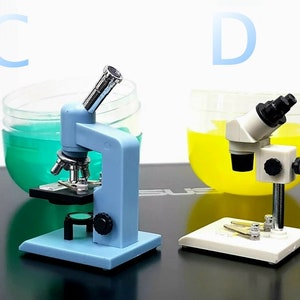 1/6 Scale Dollhouse Miniature Research Scientist Lab Balance Scale ...