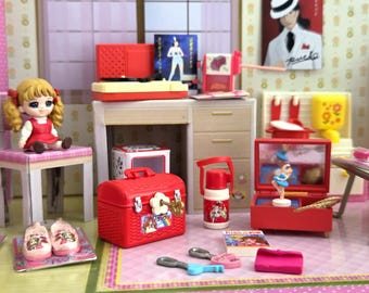 リーメント ドールハウス ミニチュアプチ 昭和レトロ 懐かしいお部屋の