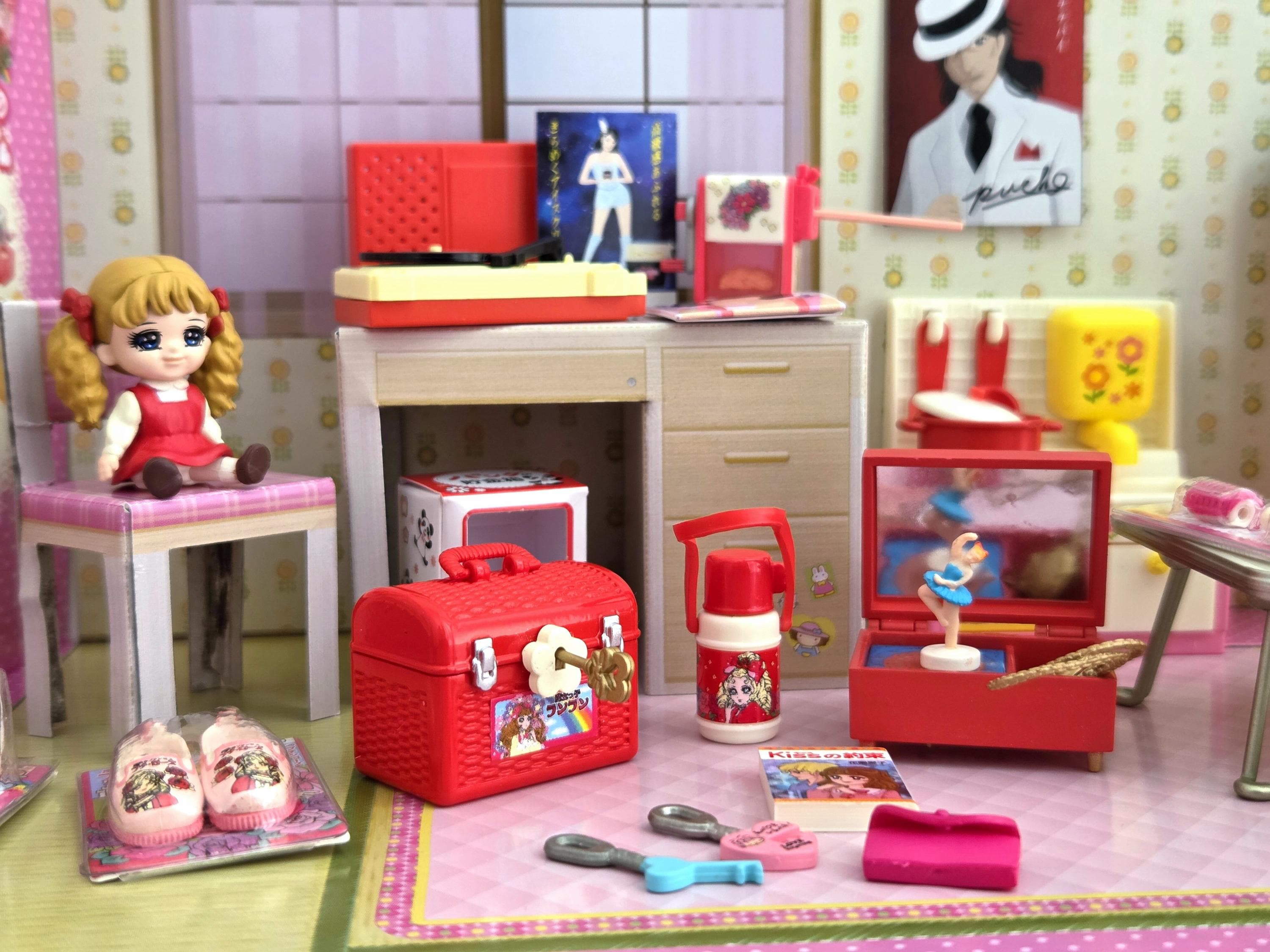 昭和レトロ　ミニチュア　タカラ　スヌーピー　ドールハウス　ポシェットルーム 昭和レトロ ミニチュア タカラ スヌーピー ドールハウス ポシェット