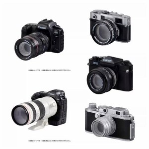 Miniatyr Canon-kamera med objektivsamling