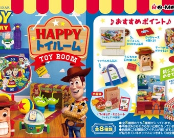 Rare Re-ment Dollhouse Miniature Pixar Toy Story Happy Toy Room