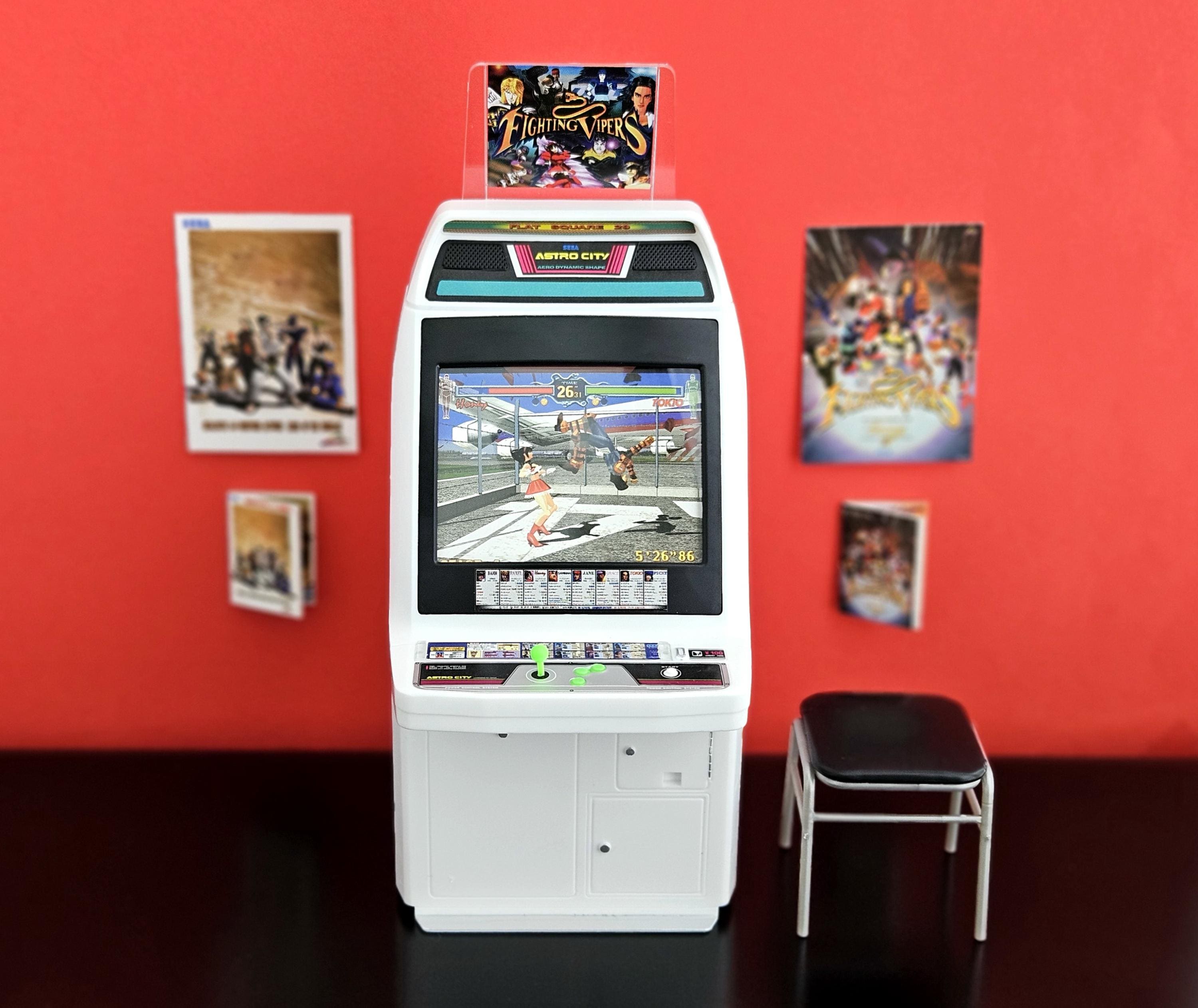 SEGA ミニチュア 1/12スケール ジオラマ レトロアーケードゲーム機