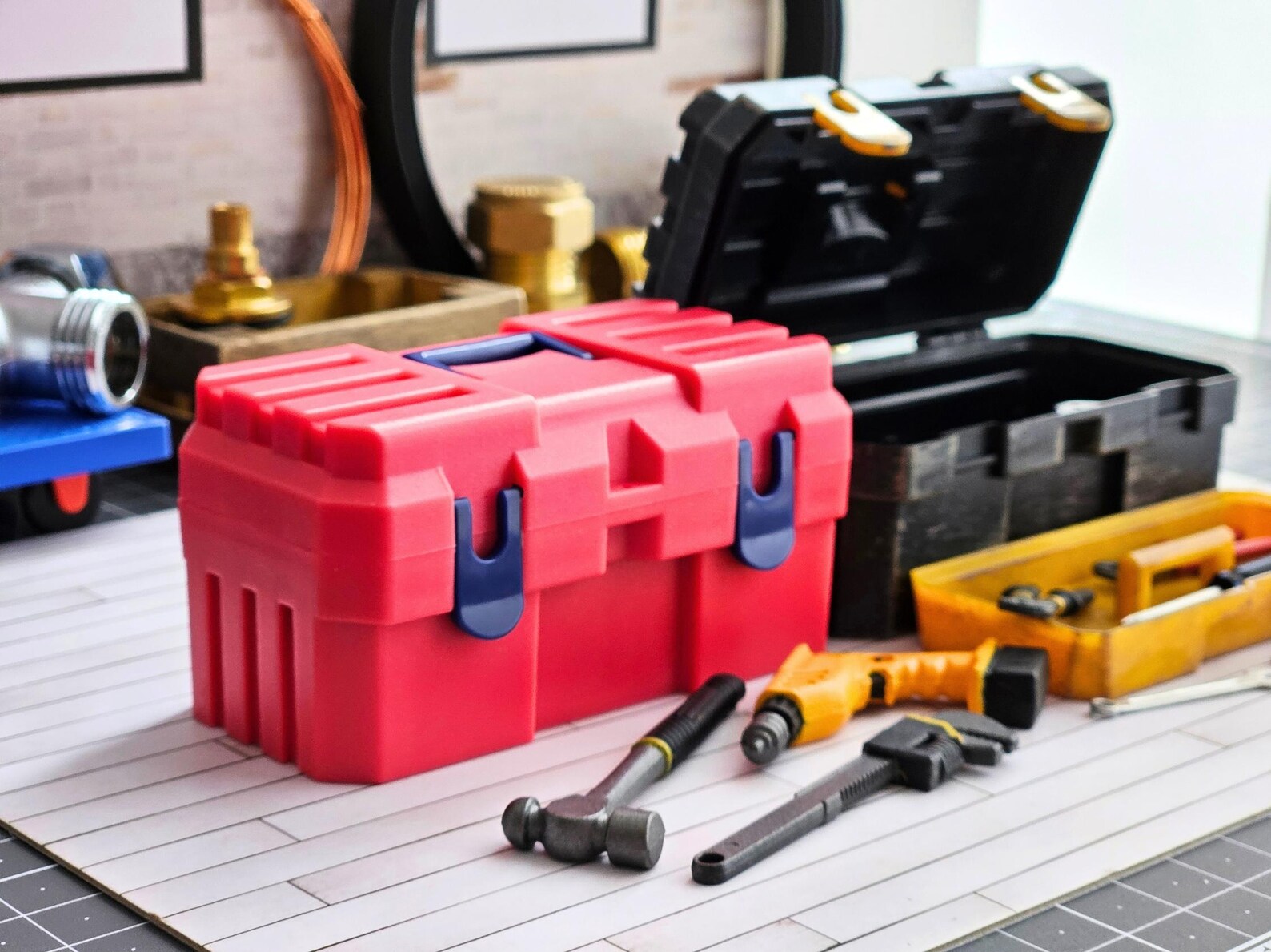 Diorama Miniature DIY Mini Power Tools and Tools Box - Etsy
