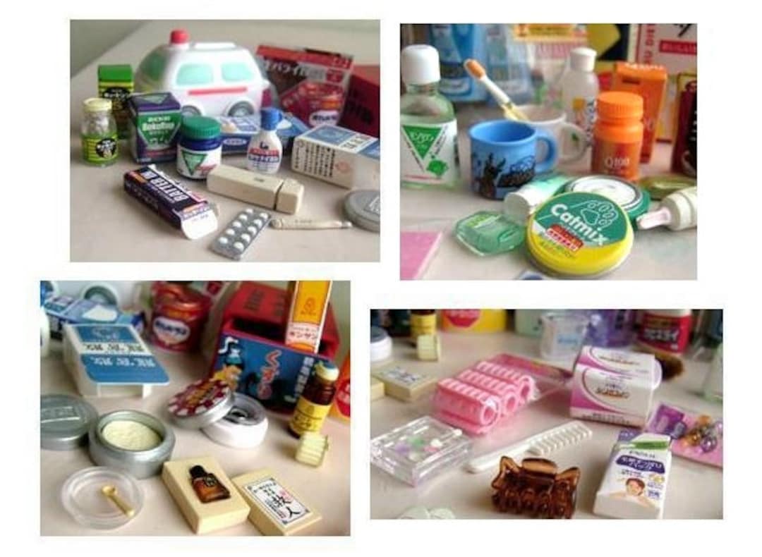 SALE Re-ment Dollhouse Miniature Drug Store, Toothbrush, Travel
